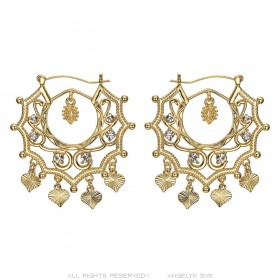 Savoyardes Bijou Gitan Femme Argent Modèle Indra  IM#23486
