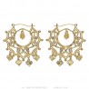 Boucles d'oreilles Savoyardes Santana Niglo Gitane Or Diamant  IM#23486