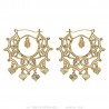 Santana Niglo Gitane Gold Diamond Savoyard Earrings IM#23486