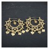 Boucles d'oreilles Savoyardes Santana Niglo Gitane Or Diamant  IM#23487