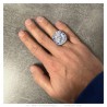 Horseshoe Ring Blue Camargue Traveller Steel Silver IM#23730