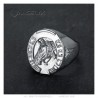 Ring Hufeisen Diamant Camargue Voyageur Stahl Silber IM#23742