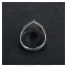 1% anello biker piccolo anello teschio in acciaio oro   IM#23757