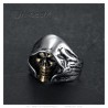 Anello Reaper Biker Skull Head Acciaio inossidabile Argento Oro IM#23776