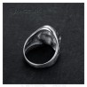 Bague faucheuse Biker Skull Tête Acier inoxydable Argent Or   IM#23777