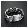 Large Curbed Bracelet Large Mesh Steel Mate IM#23813
