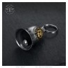 Motorcycle Bell Mocy Bell Skull Ride to Live Stainless Steel Silver Gold IM#23881