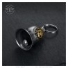 Campana de motocicleta Mocy Bell Skull Ride to Live Acero inoxidable Plata Oro IM#23881