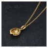 Small Hedgehog Pendant niglo Stainless steel Gold  IM#23968