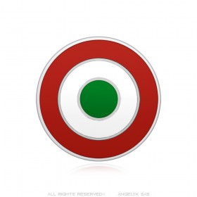Pin Italien Italienische Kokarde Anstecknadel IM#24013