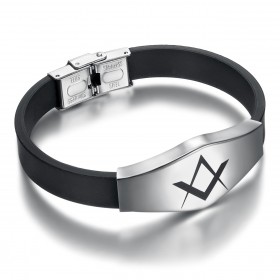 Freemasonry Bracelet Stainless Steel 21cm IM#24026