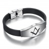 Freemasonry Bracelet Stainless Steel 21cm IM#24026