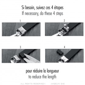 Bracelet Franc-maçon Compagnon Silicone Acier inoxydable 21cm  IM#24029