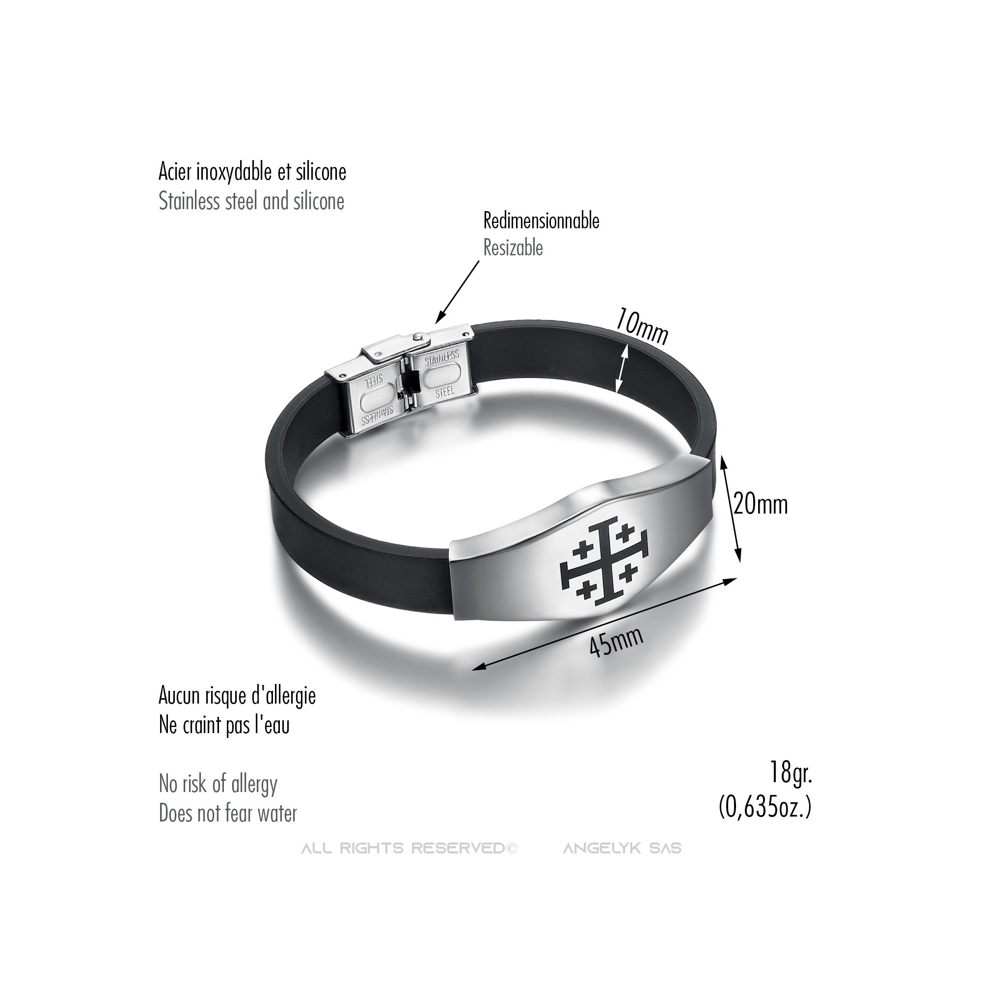 Beebeecraft 1 Boîte De 20 Breloques En Acier Inoxydable 304