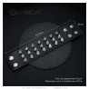 Bracelet punk studded Force 3 rows Leather Black IM#24098