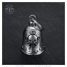 Clochette moto Mocy Bell Skull Ride to Live Acier inoxydable Argent  IM#24200