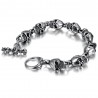 Man Bracelet Skull Skull Biker 24cm IM#24209