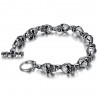 Bracciale biker Skull 29cm Polso molto grande  IM#24221