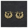 Saboya Baby 15mm Creoles Diamond Gold  IM#24279