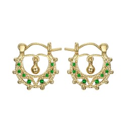 Savoiardo Baby 15 mm Creole Verde Smeraldo Oro  IM#24283