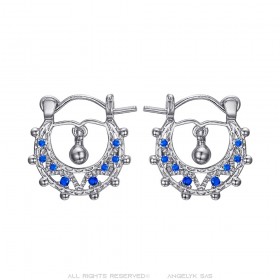 Savoyardes Bébé 15mm Créoles Diamant  IM#24290