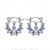 Savoyardes Bébé 15mm Créoles Diamant  IM#24290