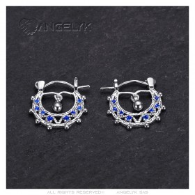 Savoyardes Bébé 15mm Créoles Diamant  IM#24291