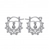 Creoli Savoiardi Baby 15 mm Argento Diamante  IM#24295