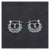 Savoiardo Baby 15 mm Creole Verde Smeraldo Argento  IM#24303