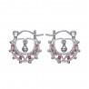Savoyardes Bébé 15mm Créoles Diamant  IM#24307