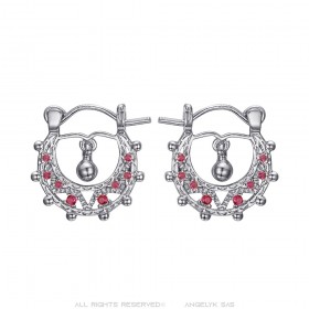 Savoyardes Bébé 15mm Créoles Diamant  IM#24308