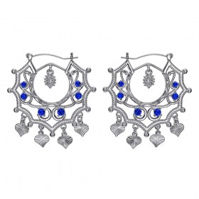 Santana Niglo Gitane Pendientes de plata zafiro Savoyard IM#24343