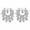 Savoyarden-Ohrringe Santana Niglo Gitane Silber Diamant IM#24355