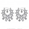 Santana Niglo Gitane Silver Diamond Savoyard Earrings IM#24356