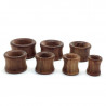 PIP0014 BOBIJOO Jewelry Plug-Spreizer-Extender-Holz Braun