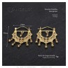 Earrings Savoyardes Model Perla Diamond Gold IM#24376