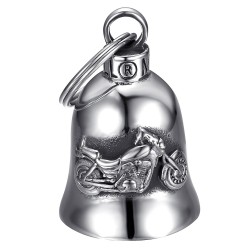 Motorbike Bell Mocy Bell Stainless Steel Silver IM#24393