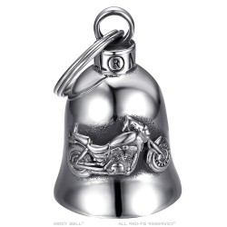 Motorbike Bell Mocy Bell Stainless Steel Silver IM#24394