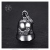 Motorcycle Bell Mocy Bell Bécane Stainless Steel Silver IM#24395