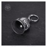 Motorcycle Bell Mocy Bell Bécane Stainless Steel Silver IM#24396