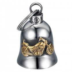 Motorbike Bell Mocy Bell Stainless Steel Gold IM#24397