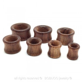 PIP0014 BOBIJOO Jewelry Plug Riavvolgitore Extender Legno Marrone