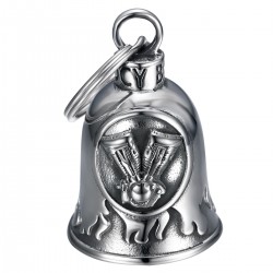 Good Luck Steel Motorcycle Chrome Biker Triker V Twin Engine  IM#24411