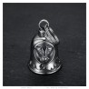 Motorcycle Bell Mocy Bell V Twin Motor Stainless Steel Silver IM#24413