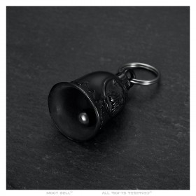 Motorcycle Bell Mocy Bell Eagle US Stainless Steel Black IM#24426