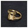 Classical guitar ring Stainless steel Gold IM#24506