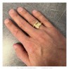 Classical guitar ring Stainless steel Gold IM#24508