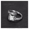 Bague guitare classique Acier inoxydable Argent  IM#24514