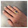 Anello universitario Gens du voyage France Niglo Blue Gold IM#24595