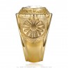 Anillo universitario Gens du voyage France Niglo Diamond Gold IM#24620